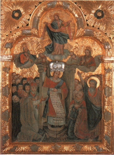 Ikona Matki Bożej Opieki z cerkwi p.w. Narodzenia Najświętszej Maryi Panny w Gorajcu. Wśród osób oddających się w opiekę Maryi ukazane zostały postacie króla Jana III i królowej Marii Kazimiery. Ikona pochodzi z przełomu XVII i XVIII wieku. Obecnie ikona jest przechowywana w Fundacji św. Włodzimierza Chrzciciela Rusi Kijowskiej w Krakowie. 