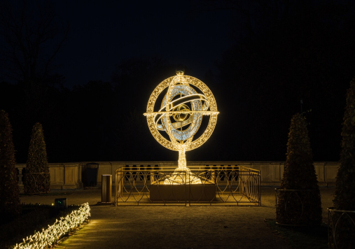 Instalacja Porusz Ziemię, Królewski Ogród Światła