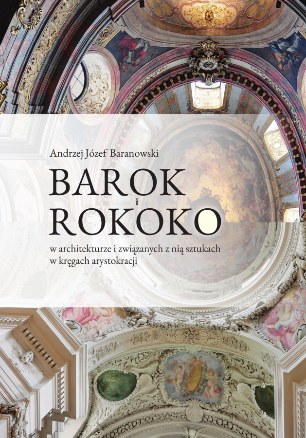 Okładka do publikacji pt. "Barok i rokoko w architekturze i związanych z nią sztukach w kręgach arystokracji"